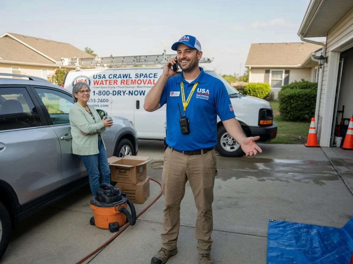Crawl Space Water Removal Rosharon, TX FAQs